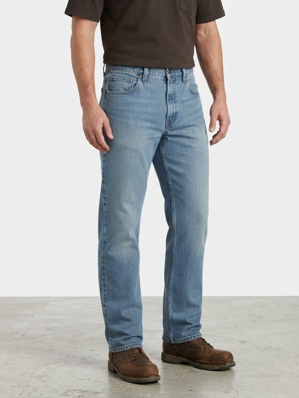 CARHARTT Relaxed Straight Jeans 32 x 32 Light Wash GUC